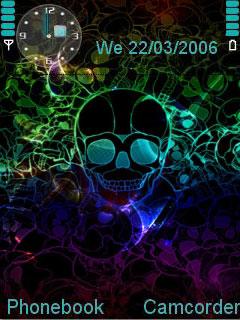 Neon Skull