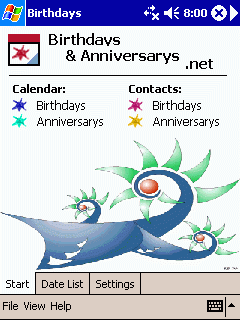 Kai's  Birthdays & Anniversaries .Net