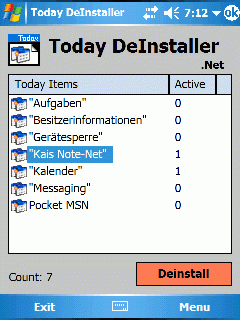 Kai's  Today Deinstaller.Net
