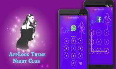 Night Club Applock Theme