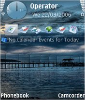 Night Pier Nokia e90 Theme Free Flash Lite Screensaver