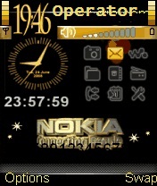 Nokia Clock Gold
