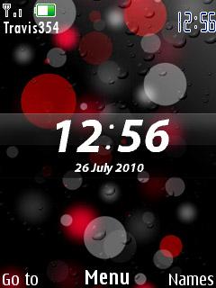 Nokia Red Clock