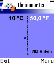 Kai's + Thermometer (for Nokia Phone)