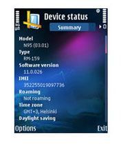Nokia Device Status