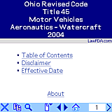 Ohio Code Title 45 Motor Vehicles 2004 PPC