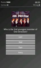 One Direction 1D Quiz