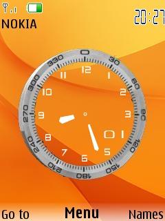Orange Clock