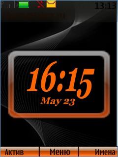 Orange Clock
