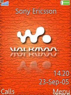 Orange Walkman