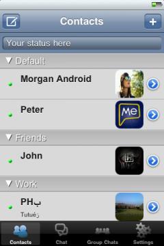 pMessenger LE for iPhone