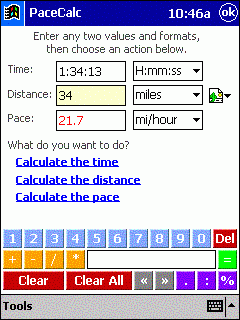 Pace Calculator