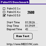 PalmOS Benchmark