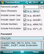 Pocket PasswordGen