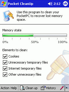 MindSoft Pocket CleanUp for Pocket PC