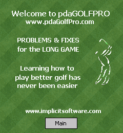 pdaGolfPro * Complete Suite * for the Pocket PC