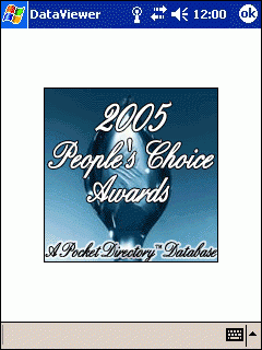 People's Choice Awards Pocket Directory -Database
