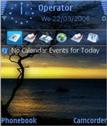 Perfectly Peaceful Nokia e90 Theme + Free Flash Lite Digital Clock Screensaver
