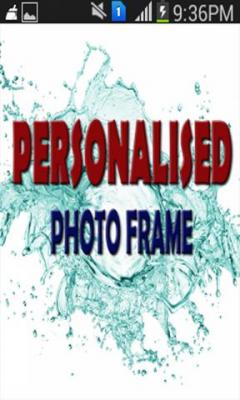 Personalised Photo Frame
