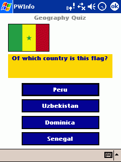 Pocket Geography Quiz