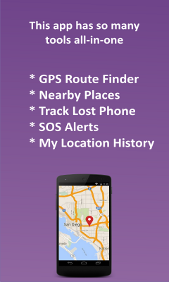 Phone Location Tracker SOS Nearby Places and GPS