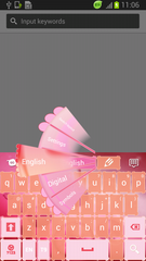 Pink Change Keyboard Theme