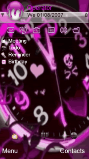 Pink Clock