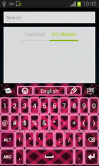 Pink Neon Keypad