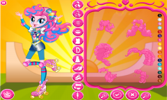 Pinkie Pie Roller Skates Style