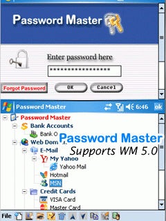 Password Master (PPC) WM 5.0