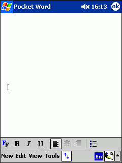 Italian handwriting recognition for Pocket PC 2002/2003