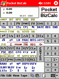 Pocket BizCalc HP-12C Financial Calculator
