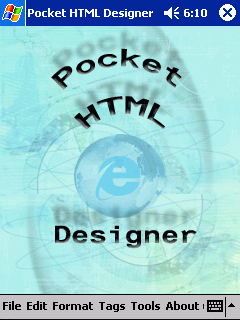 Pocket HTML Designer for PPC2003