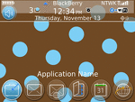 Blackberry Curve (8350i) ZEN Theme: Polka-Dots