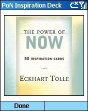 Power of Now Inspiration Deck: 50 Inspiration Cards by Eckhart Tolle
