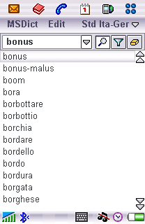 PONS Standardworterbuch Italienisch (Symbian)