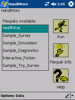 HealthTrax for PocketPC