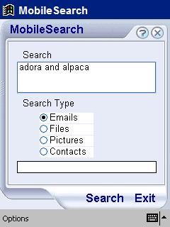 MobileSearch for Pocket PC
