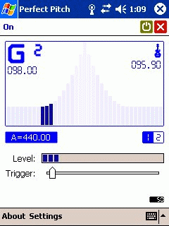 PerfectPitch Chromatic Tuner (PocketPC-ARM-Xscale)