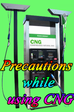 Precautions while using CNG