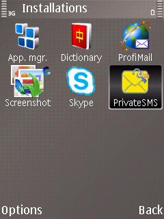Private SMS