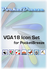 VGA18 Icon Set for PocketBreeze