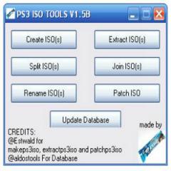 PS3 ISO TOOLS 1.5B: Extract pram and Icons