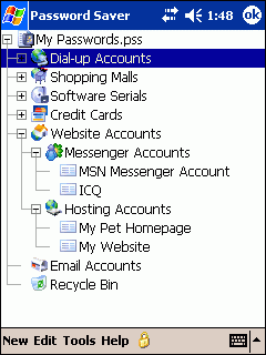 Password Manager for PocketPC