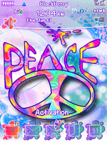 Blackberry Flip ZEN Theme: Psychadelic Groove