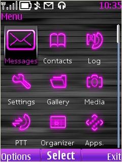 Purple Clock