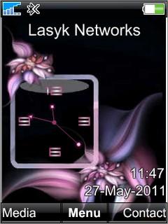 Purple Clock