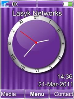 Purple Clock