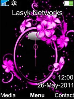 Purple Clock