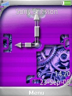Purple Clock